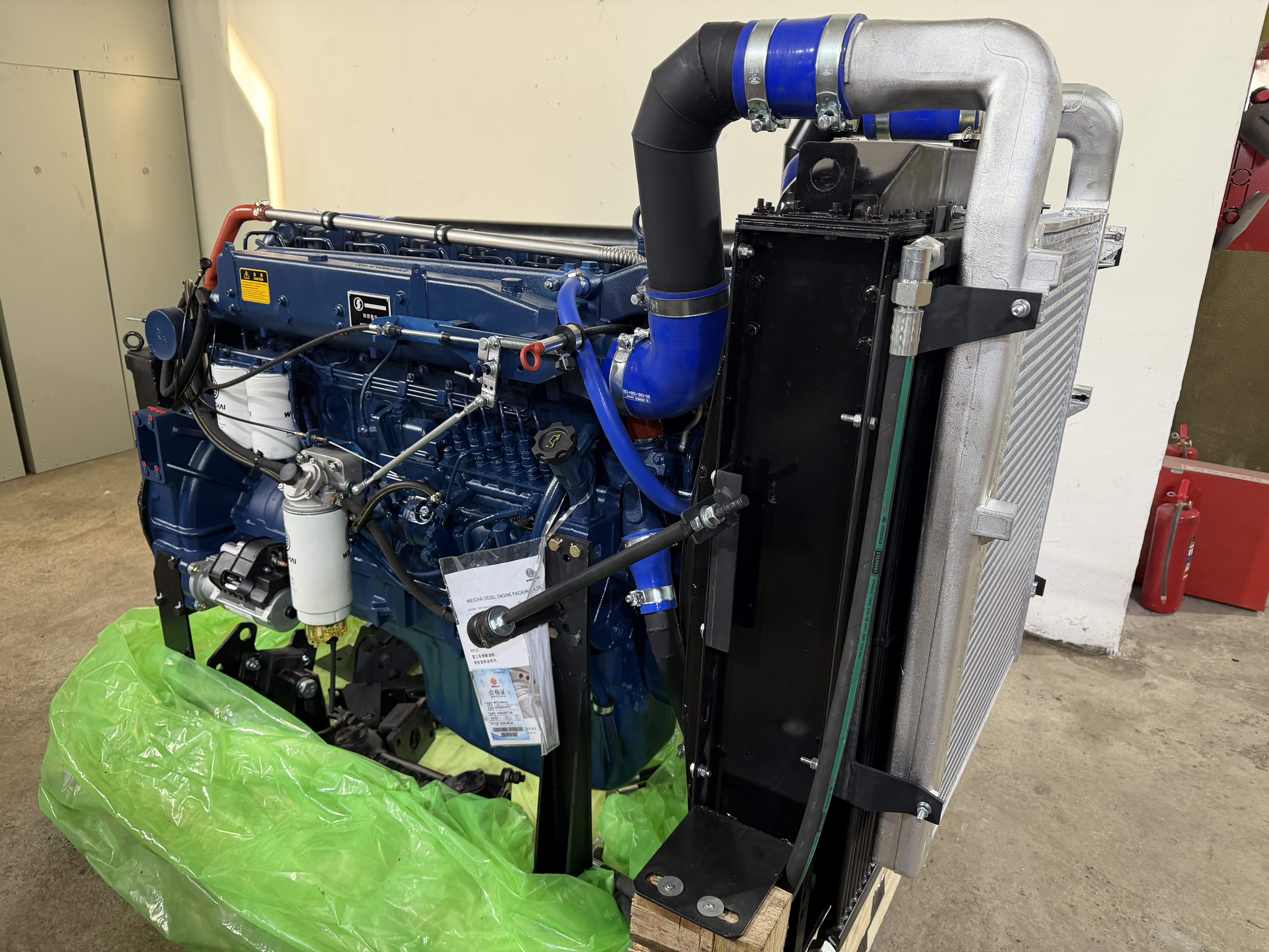 ДВС Weichai-340 с установленным комплектом для К-700/701